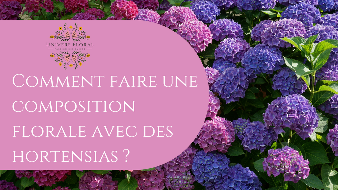 Comment faire une composition florale avec des hortensias ?