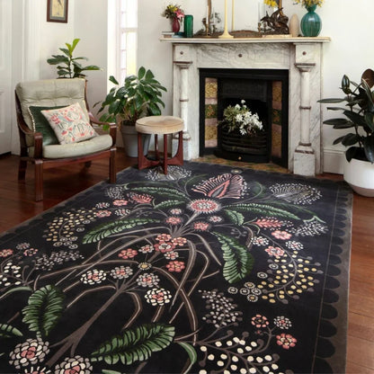 Tapis motifs floraux